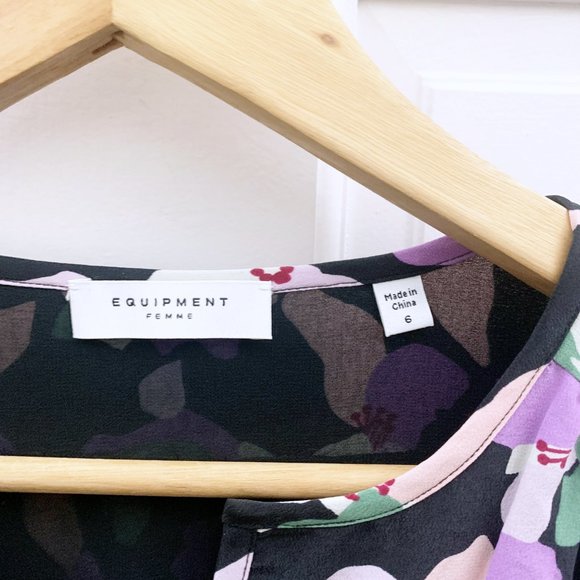 Equipment Long Sleeve Danette Dress - Picture 7 of 13